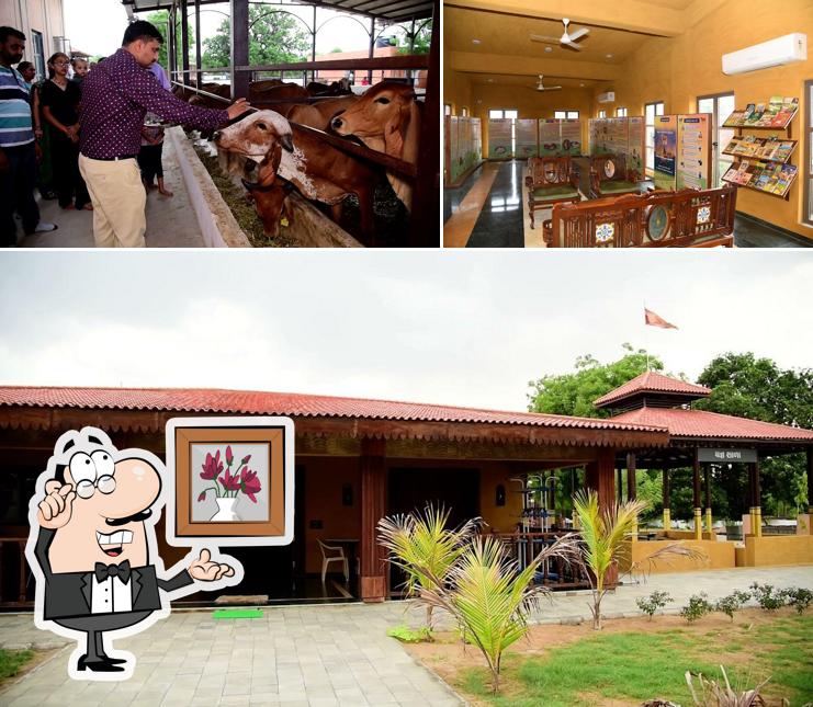 Nand Gaushala Kadi is distinguished by interior and food