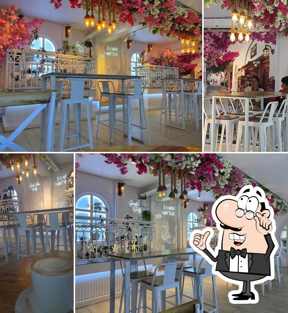 Take a seat at one of the tables at ARRA CAFE