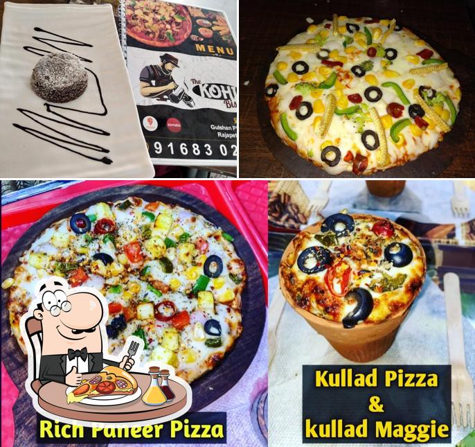 Pick pizza at The kohi Bistro