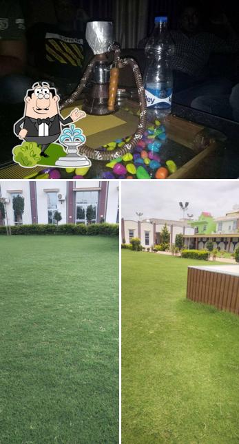 The image of Hide Out Cafe & Restro’s exterior and beer