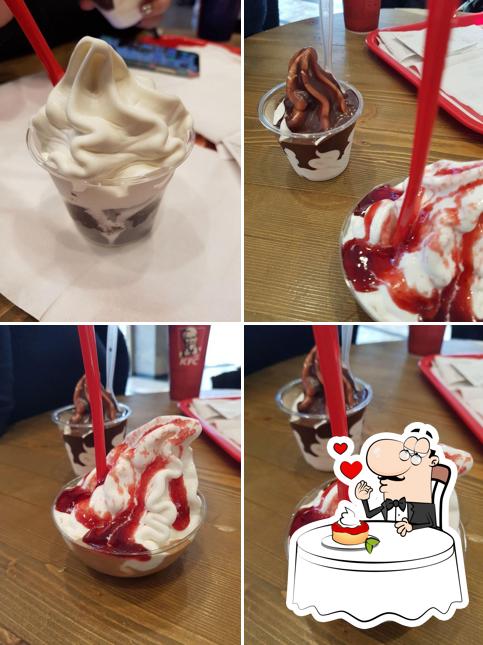 KFC serve un'ampia gamma di dessert