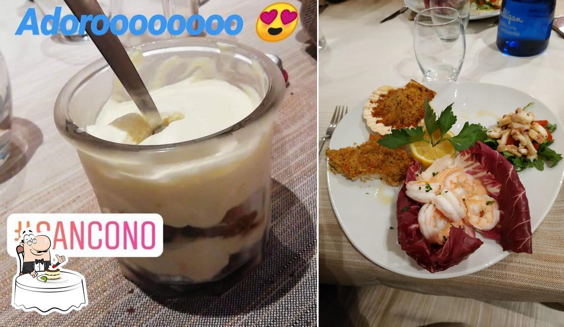 San Cono serve un'ampia gamma di dessert