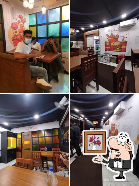 The interior of Avil milk shop