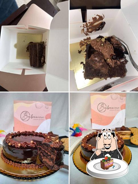 Chocolate cake at Bonbonniere Patisserie and Bakery