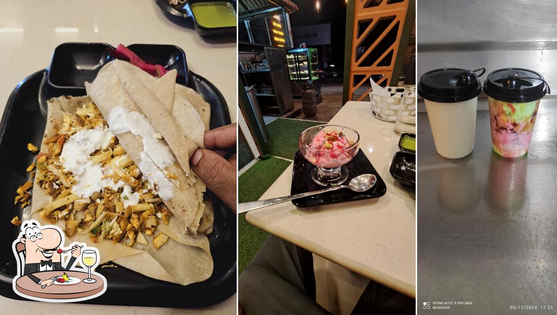 Food at Cafe Burrito