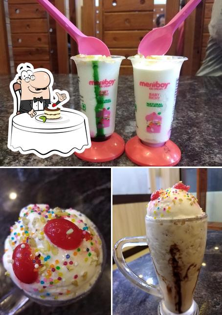 FALCON Bakery Coolbar & Fast Food serves a variety of desserts