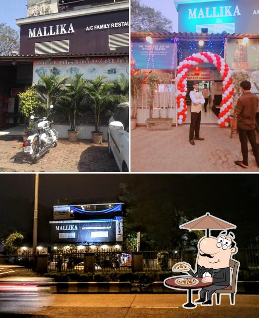 The exterior of Mallika A/C Family Restaurant And Bar
