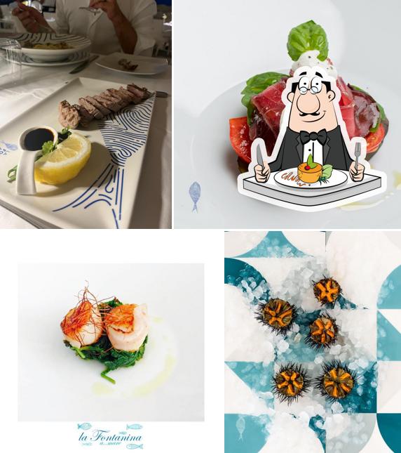 Cibo al La Fontanina al mare