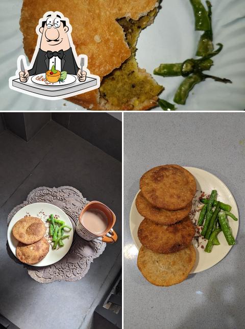Food at Shegaon Kachori - Maha 203