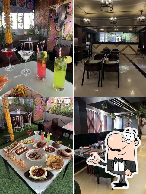 Take a seat at one of the tables at Tahelka