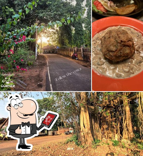 Check out the photo displaying exterior and food at Vidushi's Cow Corner