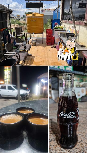 Among different things one can find food and beverage at SRI SAI FOOD PLAZA