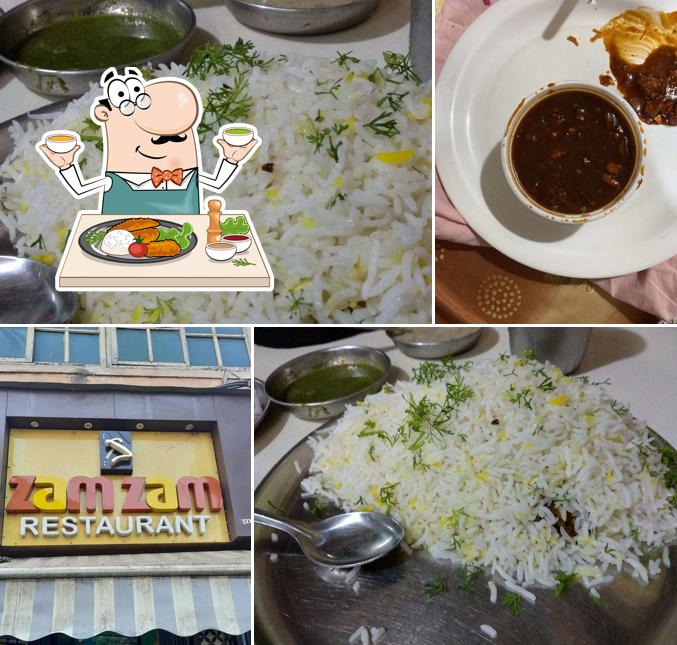 Food at Zam Zam Restaurant
