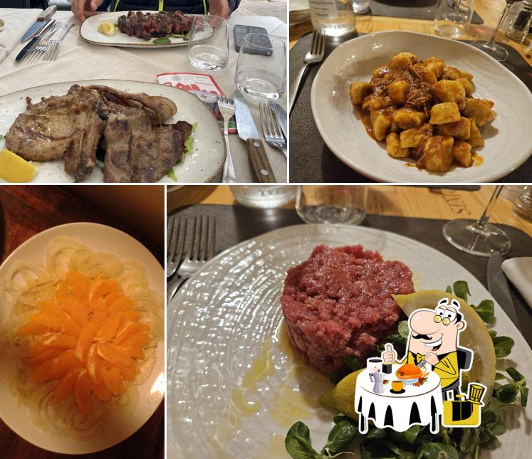 Cibo al Ristorante La Fortezza