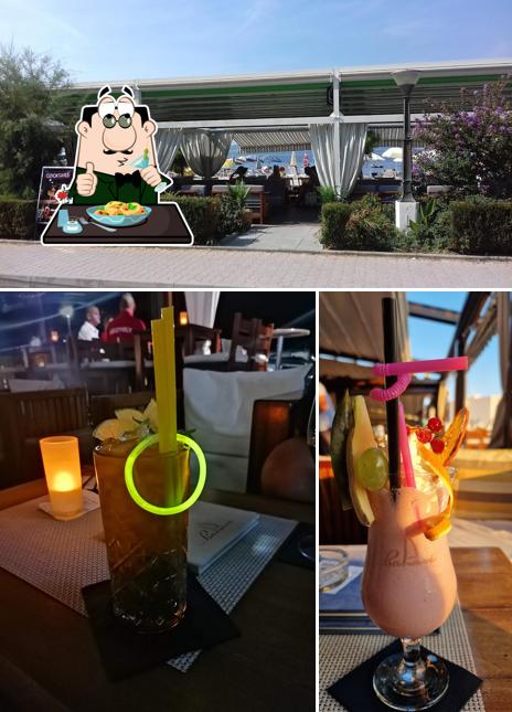 La foto della cibo e esterno di Bahari Lounge & Beach Bar