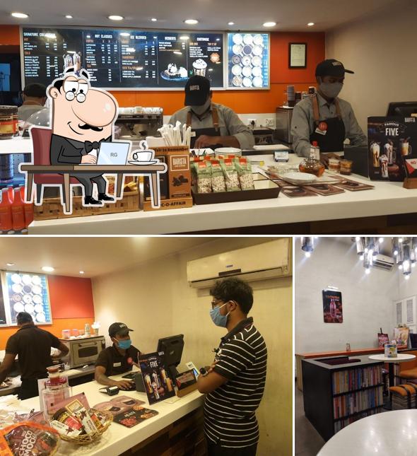 The interior of Barista