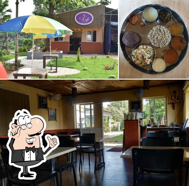 The image of Siri Millet cafe Belthangady’s interior and food