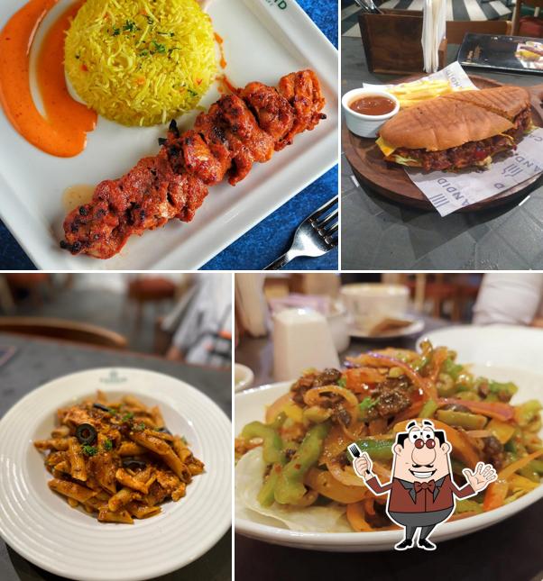 Meals at Candid Resto cafe
