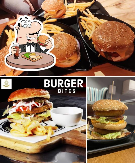 Try out a burger at Golden Cafe