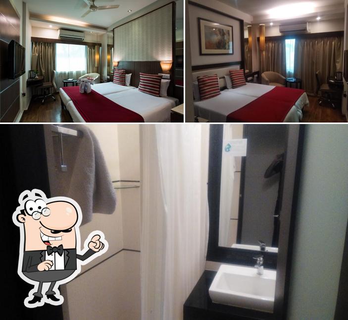 The interior of Hotel Surya Royal