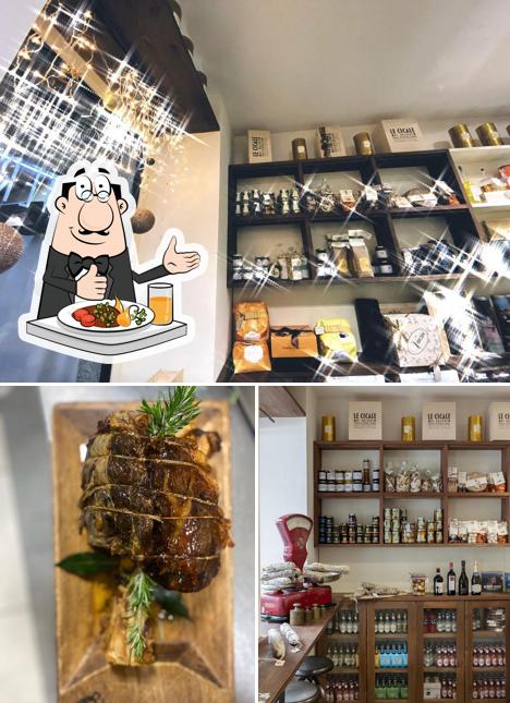 La cibo e interni del ristorante