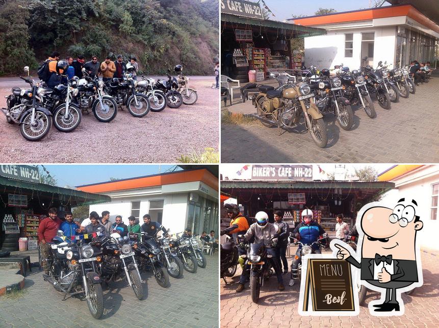 Here's a picture of Biker's Cafe NH-22