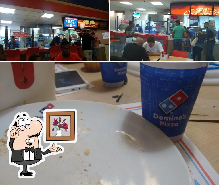 O interior do Domino's Pizza - Campina Grande