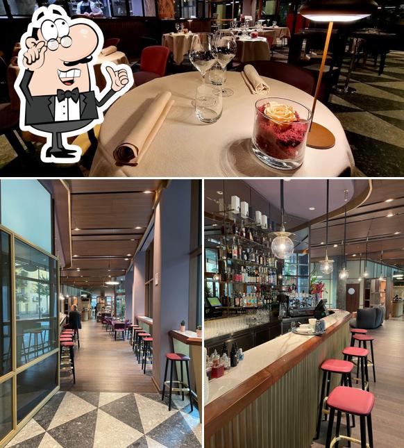 Gli interni di Vertigo Osteria Contemporanea