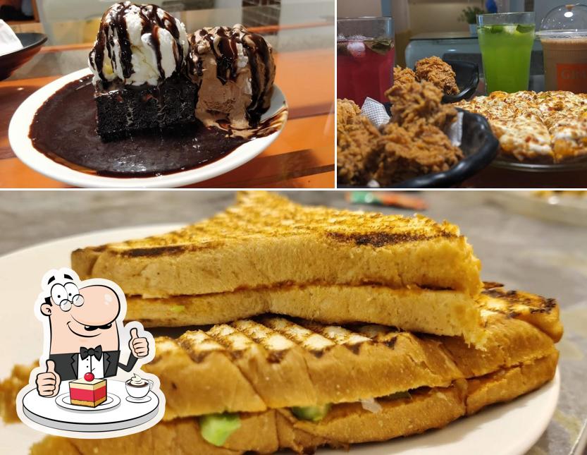 The Granios provides a selection of desserts