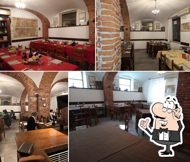 Gli interni di Trattoria Bar Croce Bianca