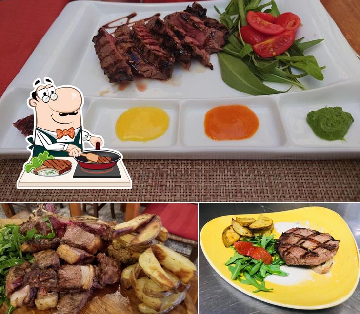 Prova i piatti di carne a Inn Bufalito