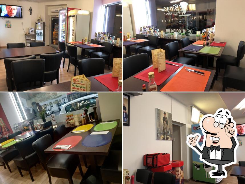 Dai un'occhiata agli interni di Bingo Pizza