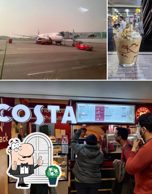 The exterior of COSTA COFFEE
