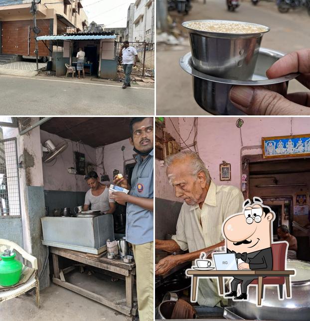 The interior of Puthur Iyer Coffee Kadai