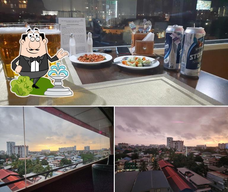 Take a look at the image displaying exterior and beer at City View Restaurant