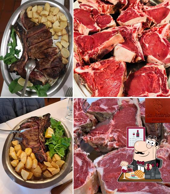 Prenditi i piatti di carne a Ristorante da Antonio