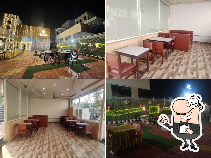 The interior of Jashn, The Cafe and Restaurant