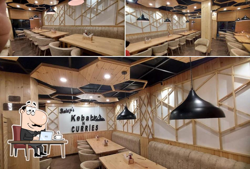 The interior of Kebabs N Curries Akhara bazar Kullu
