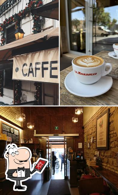 Pergamino Caffè si caratterizza per la esterno e bancone da bar