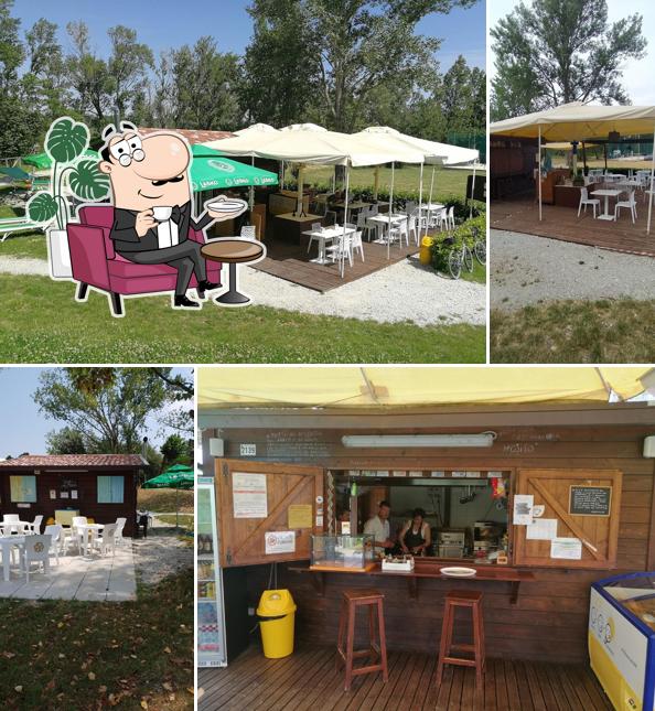 Gli interni di Lo chalet del parco