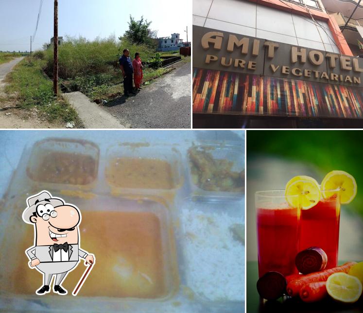 The restaurant's exterior and drink