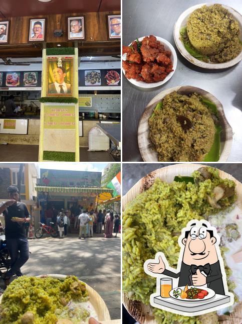 Food at Appu mushroom dum biriyani corner