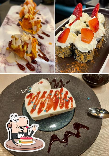 Ikku Pomezia serve un'ampia gamma di dessert