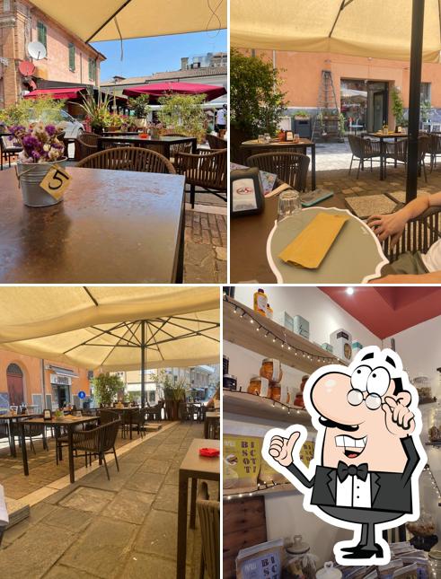 Gli interni di La Bottega dello Scottadito