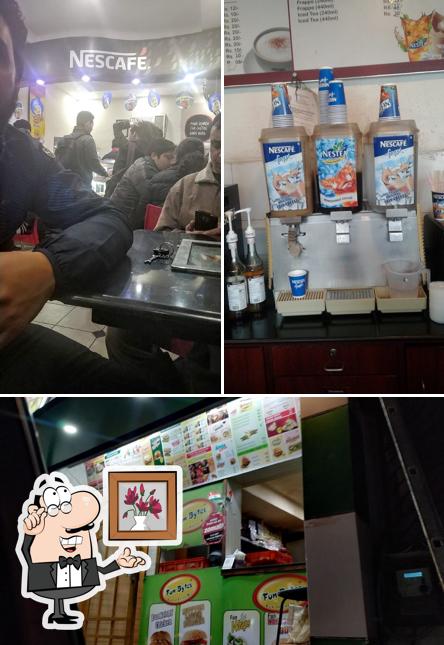 The interior of Nescafe