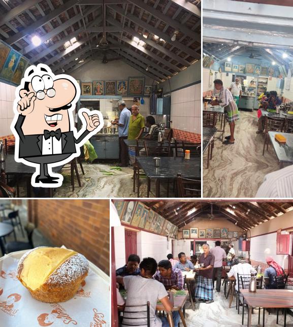 The interior of Selvam Canteen