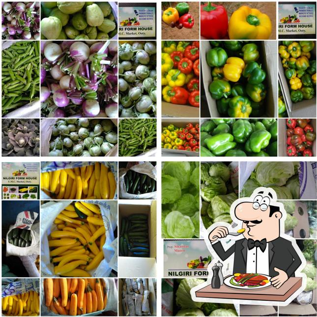 Food at Vegetable u m c Market ooty