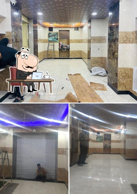 The interior of Yadgar restaurant and misthan bhandar