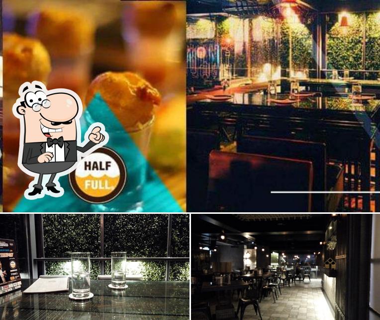 The interior of Half Full