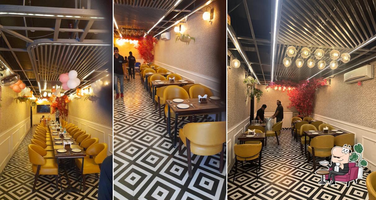 The interior of Bbq Halt